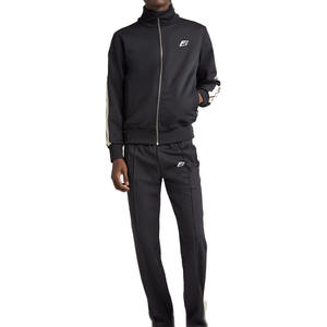 Conjunto Deportivo Informal Personalizado para Hombre, con Cremallera, de Forro Polar de Poliéster, Lavado Vintage, Venta al por Mayor B2B, OEM/ODM, Marca Privada, Ropa de Calle Informal - Product Image 1