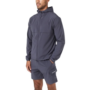 ชุดกันลมชุดออกกำลังกายผ้าไนลอนชุดวิ่งออกกำลังกายแบบรูดซิป2026 - Product Image 2