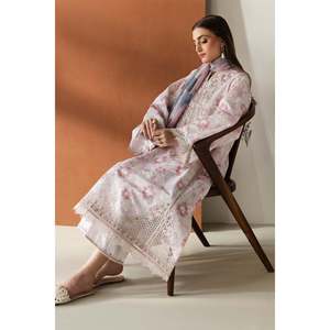 Tissu de robe en mousseline de soie brodée UF-4428 Printemps/Été - Product Image 6