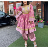 ANTIQUE AFGHANI VI NTAGE BANJARA LONGUEUR A-LINE ROBE MODESTE BRODERIE FAIT MAIN CHARME DENTELLE PIÈCES DE MONNAIE ANTIQUE TRAVAIL MOTIF OEM