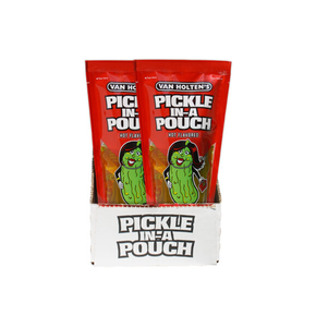 Vente en gros de cornichons Van Holten's en sachet, lot de 12, saveur dill, faible en calories, compatible Keto, pas besoin de réfrigération - Product Image 1