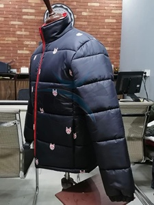 ORCAFITS Chaquetas Acolchadas de Nueva Llegada, Chaqueta de Invierno de Alta Calidad con Patrón de Zorro Bordado, Cuello Alto, Resistente al Viento, Informal - Product Image 3