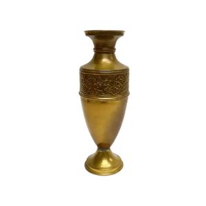 Vase à fleurs européen de luxe en laiton du milieu du siècle Accessoire décoratif de mariage de table moderne pour l'église chrétienne de Noël - Product Image 1