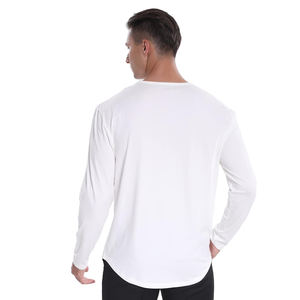 เสื้อยืดทรงพอดีตัวสำหรับผู้ชายเสื้อผ้ามีสไตล์ - Product Image 5