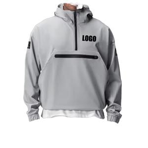 Vestes de randonnée pour hommes, taille régulière, softshell respirant, grande taille, imprimé, pour l'extérieur - Product Image 5