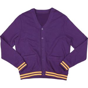 Suéter Cárdigan de Invierno para Hombre 2025 con Logotipo Personalizado, Bordado de Chenilla y Cierre de Botones - Product Image 1