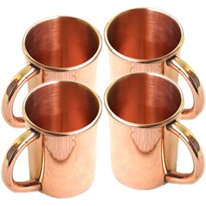 Copper Moscow Mule Shots <b>Mug</b> Copper Handle Capacity 4 Ounce Solid Copper Classic Moscow Mule Shot <b>Mugs</b>. - Product Image 1