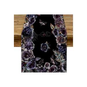 Manteles de comedor redondos bordados personalizados del exportador indio Último diseño Material de algodón Técnicas tejidas - Product Image 2