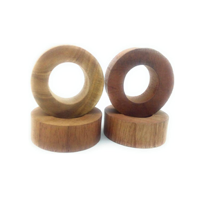 Rond de serviette en bois Porte-serviettes fait main de haute qualité Décoration de table Pièce de conception de luxe - Product Image 6