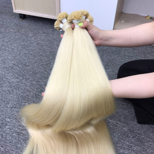 Vente en gros d'extensions de cheveux vierges vietnamiennes Remy 100% Pcs de haute qualité Style kératine droite naturelle Machine à pointe plate Double - Product Image 5