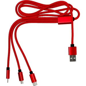 Set di Cavi USB Promozionali in Nylon Felix Personalizzati - Product Image 4