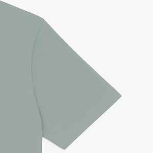 T-shirt tricoté pour homme en gros – Qualité supérieure, couleur unie, logo frontal, manches courtes, coupe classique, séchage rapide, respirant - Product Image 3