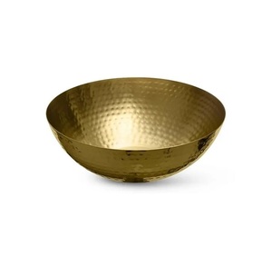 Cuenco para servir de latón de inspiración vintage con arte cultural, lo mejor para ceremonias religiosas y uso doméstico - Product Image 1