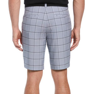 Pantalones cortos de golf de rendimiento a cuadros de hoja de ruta para hombre elásticos clásicos de alta calidad OEM personalizados al por mayor 2025 - Product Image 2