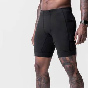 Pantalones cortos de entrenamiento de compresión de alto rendimiento para hombre, ideales para CrossFit, gimnasio y entrenamientos para correr - Product Image 1