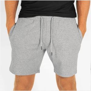 2025กางเกงขาสั้นเบอร์มิวดาผ้าคอตตอนผ้าฟลีซสวมใส่สบายสไตล์ลำลองแบบเชือกผูกเชือกย้อมสีล้วนสำหรับผู้ชายฤดูร้อน - Product Image 4