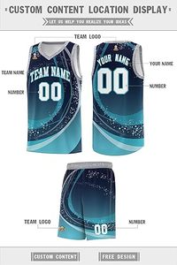 Jersey de baloncesto de talla grande de Venta caliente, el mejor uniforme de poliéster hecho a medida con bordado cosido de estrella transpirable para equipos - Product Image 2