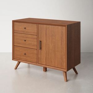 Nouvelle armoire de rangement classique en bois massif noyer quantité en gros en vrac pour la maison salon bureau hôtel centre commercial Super marché - Product Image 6