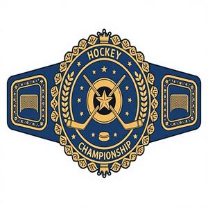 Ceintures de championnat de hockey personnalisées avec logo d'équipe, nom du joueur, kickboxing - Product Image 1