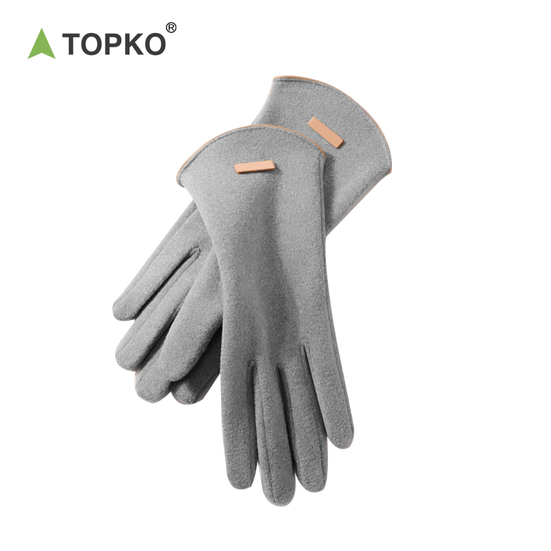 Уличные теплые зимние перчатки TOPKO, зимние перчатки из полиэстера для тренировок и фитнеса, мужские и женские зимние теплые перчатки