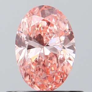 Fancy Vivid Pink Oval Diamond 0,53 Quilates Piedra suelta VVS2 Claridad para anillo Joyería OEM ODM Proveedor Venta al por mayor Exportación en todo el mundo - Product Image 2