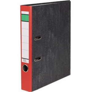 100% Recycled Paper Red NEUTRAL GOODS <b>Folder</b> 50mm DIN <b>A4</b> File <b>Folder</b> - Product Image 1
