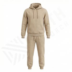 Survêtement tendance pour homme, tissu confortable et respirant, survêtement surdimensionné, tenue de jogging, tenue de sport athlétique - Product Image 1