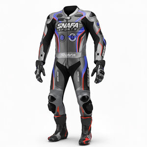 Traje de Motociclismo de Cuero para Hombre, Traje de Carreras de Motociclismo Protector de Alta Calidad, Trajes de Cuero de Motociclismo de la Mejor Calidad - Product Image 1