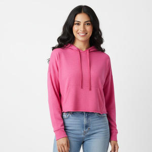 Sudadera con capucha gráfica de Invierno para mujer OEM proveedor al por mayor de fábrica ropa de calle personalizada moda informal impresa - Product Image 1