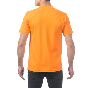 T-shirt à col rond coupe ajustée personnalisé Pro Club T-shirt à col rond en coton pour hommes Vente en gros - Product Image 4