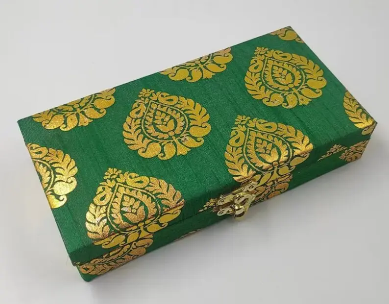 Caixa de joias com logotipo personalizado, gaveta de papelão e sacola de microfibra para joias, caixa de papelão com impressão personalizada