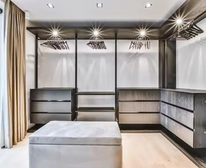 Enbl กระจกโลหะ MDF ปรับแต่งได้ทันสมัยดีไซน์ตู้เสื้อผ้ากระจกตู้ห้องนอนตู้จัดเสื้อผ้า armoire ทันสมัย - Product Image 3