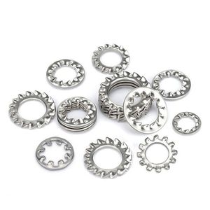 Rondelle dentelée en métal trempé, idéale pour les fixations mécaniques aéronautiques nécessitant une stabilité maximale et une adhérence de surface - Product Image 3