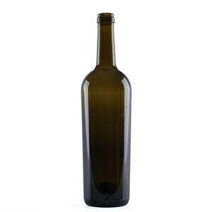 Bouteille <span class=keywords><strong>de</strong></span> <span class=keywords><strong>Bordeaux</strong></span> <span class=keywords><strong>de</strong></span> haute qualité à paroi extra épaisse <span class=keywords><strong>de</strong></span> 750 ml, couleur vert antique, pour un stockage à long terme en cave des vins rouges fins - Product Image 4