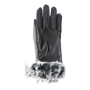 Gants d'hiver en fourrure de mouton pour hommes, en cuir de mouton véritable, à doigts complets, pour moto, coupe-vent, doublés de fourrure de mouton, vente en gros - Product Image 4