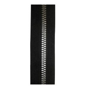 Metal No.5 Cremalleras de metal industriales de alto pulido con diferentes dientes | Cremalleras al por mayor resistentes para ropa de trabajo, botas - Product Image 1