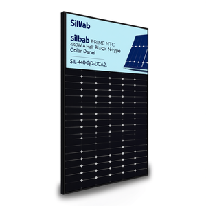 แผงโซลาร์เซลล์ Silfab PRIME NTC 440W สีดำทั้งหมด แบบ N-Type 108 ฮาล์ฟเซลล์ รุ่น SIL-440-QD-DCA2 - Product Image 2