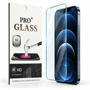 Protector de Pantalla de Vidrio Templado Transparente con Pegamento Completo para iPhone 12 Mini 5.4 (Empaque de Cartón) - Product Image 1