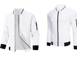 Chaqueta ligera, abrigo para adultos y jóvenes, chaqueta de béisbol Varsity personalizada, chaqueta cortavientos Bomber Letterman dividida - Product Image 6