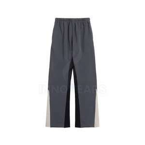 Private Label <b>Men</b> Flare <b>Trouser</b> Solid Color Straight Lightweight Casual Breathable <b>Elastic</b> Waist Summer Outdoor Activity - Product Image 1