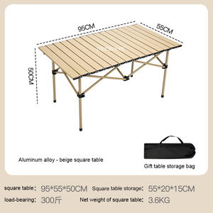Suministro <span class=keywords><strong>de</strong></span> fábrica, rollo <span class=keywords><strong>de</strong></span> huevo portátil, Camping, viaje, <span class=keywords><strong>Picnic</strong></span>, barbacoa, Escritorio, Muebles <span class=keywords><strong>de</strong></span> exterior, mesa plegable <span class=keywords><strong>para</strong></span> jardín, Patio, Playa - Product Image 5