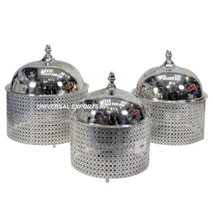 Stainless Steel <b>Food</b> <b>Server</b> Superior Quality Handmade Casserole High Quality Decorative Metal <b>Food</b> Warmer - Product Image 6