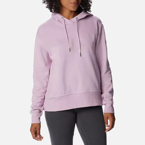 Sweat à capuche tendance pour femme 2025, 100 % coton molletonné, respirant, séchage rapide, avec graphisme personnalisé sur le devant et logo brodé - Product Image 5