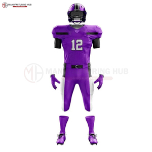 Bajo MOQ personalizado sublimación impresión Logo uniforme de fútbol americano ropa deportiva al por mayor hecho a medida uniformes de fútbol americano - Product Image 5