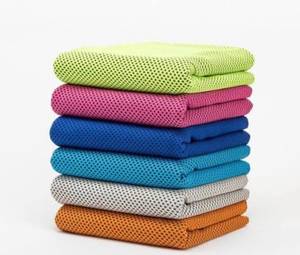 Microfiber Sports Towel Cooling Gym Fitness Sweat Absorbent <b>Exercise</b> <b>Face</b> Neck Hand Towel Custom Color - Product Image 1