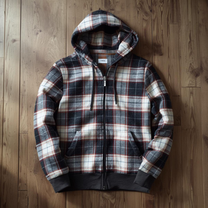 Winter Pullover Hoodie Cotton Fleece Jacket with Front Zipper Embroidered & Digital Printed OEM/ODM Private Label Options - Product Image 3