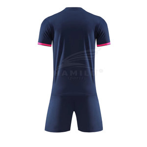 เสื้อฟุตบอลฤดูกาลใหม่ ขายดี ราคาถูก ชุดฟุตบอลดีไซน์ล่าสุด กางเกงสั้นสั่งทำได้ ผ้าโพลีเอสเตอร์ 100% แห้งเร็ว คุณภาพสูง - Product Image 2