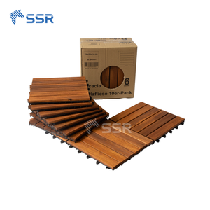 Thân thiện với môi tếch Oiled vườn lồng vào nhau keo decking gạch 6 thanh 24 Mét lồng vào nhau sàn ngoài trời cho số lượng lớn đơn đặt hàng - Product Image 4