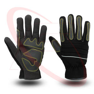 Venta caliente Guantes de seguridad mecánicos de alta calidad 2024 Nuevo estilo Antideslizante Guantes DE TRABAJO mecánicos Guantes de cuero de Pakistán - Product Image 1