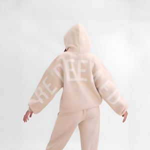 Sudadera con Capucha Extra Grande, Estampada Personalizada, 100% Algodón, Hombros Caídos, Ajuste Cómodo, Tejido Cálido de Invierno, Perfecta para Personalidades Creativas - Product Image 5